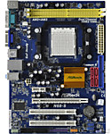 ASRock N68-S Rev1.10 AM2+ AM3 GeForce 7025 PCI-E+SVGA+LAN SATA RAID MicroATX 2DDR2 (не раб. 2-й слот)