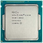 Intel Core i3-4130 3.4 GHz 2core SVGA HD Graphics 4400 0.5+3Mb 54W 5 GT s LGA1150