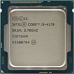 Intel Core i3-4170 3.7 GHz 2core SVGA HD Graphics 4400 0.5+3Mb 54W 5 GT s LGA1150