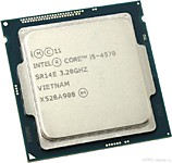 Intel Core i5-4570 3.2 GHz 4core SVGA HD Graphics 4600 1+6Mb 84W 5 GT s LGA1150