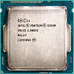 Intel Pentium G3430 3.3 GHz 2core SVGA HD Graphics 0.5+3Mb 54W 5 GT s LGA1150