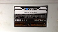 ColorsIt 400U-SCE 400W ATX(20+4)pin