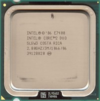 Intel Core 2 Duo E7400 2.8 GHz 2core 3Mb 65W 1066MHz LGA775